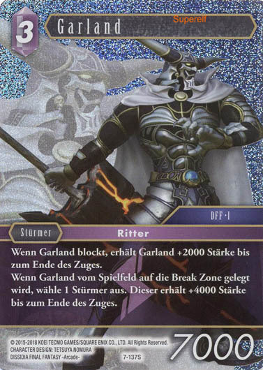 Final Fantasy Opus 7-137 S Garland Blitz