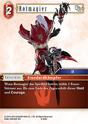 Final Fantasy Opus 8-002 C Rotmagier Feuer