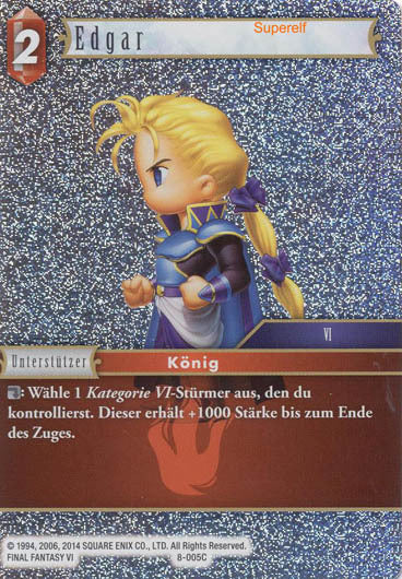 Final Fantasy Opus 8-005 C Edgar Feuer