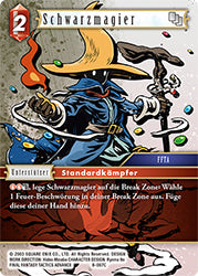 Final Fantasy Opus 8-007 C Schwarzmagier Feuer