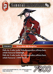 Final Fantasy Opus 8-009 C Samurai Feuer