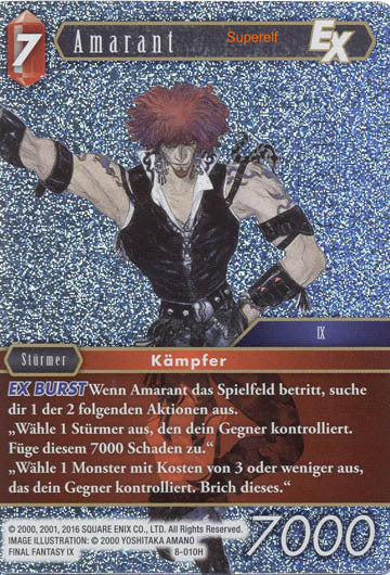 Final Fantasy Opus 8-010 H Amarant Feuer