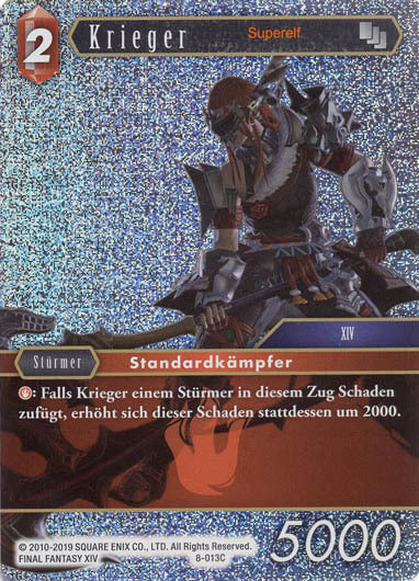 Final Fantasy Opus 8-013 C Krieger Feuer
