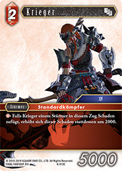 Final Fantasy Opus 8-013 C Krieger Feuer