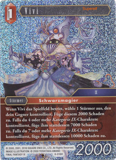 Final Fantasy Opus 8-016 H Vivi Feuer