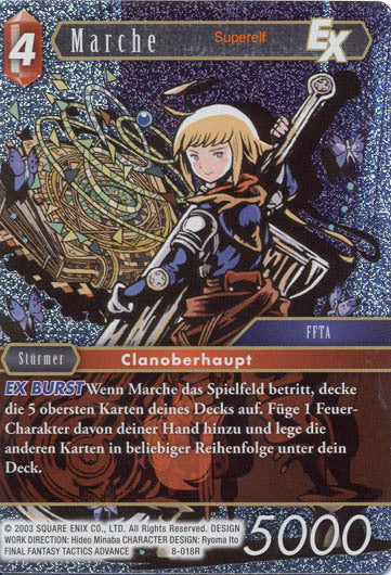 Final Fantasy Opus 8-018 R Marche Feuer