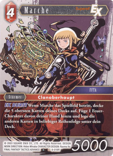 Final Fantasy Opus 8-018 R Marche Feuer