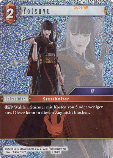 Final Fantasy Opus 8-020 R Yotsuyu Feuer