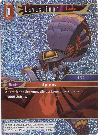 Final Fantasy Opus 8-022 R Lavaspinne Feuer