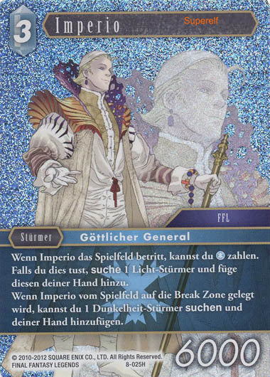 Final Fantasy Opus 8-025 H Imperio Eis