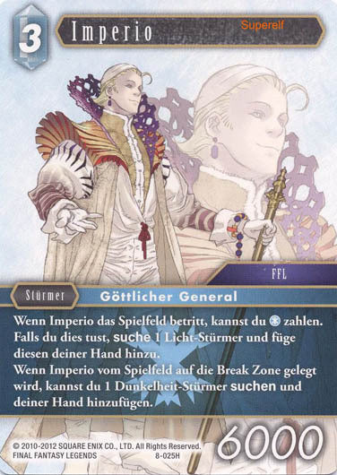 Final Fantasy Opus 8-025 H Imperio Eis