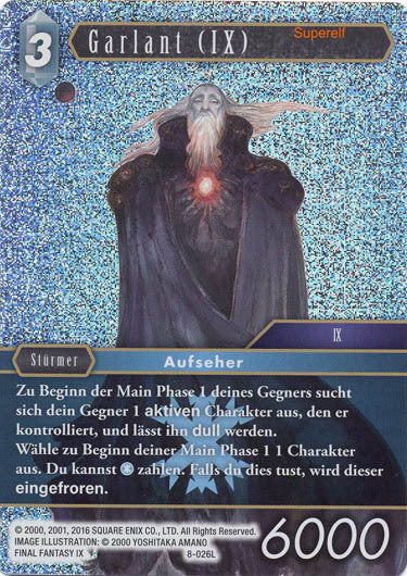 Final Fantasy Opus 8-026 L Garlant (IX) Eis