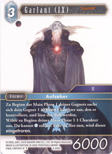 Final Fantasy Opus 8-026 L Garlant (IX) Eis