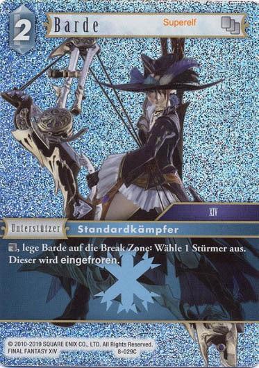 Final Fantasy Opus 8-029 C Barde Eis
