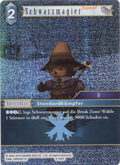 Final Fantasy Opus 8-030 C Schwarzmagier Eis