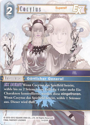 Final Fantasy Opus 8-031 R Cocytus Eis