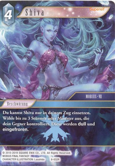 Final Fantasy Opus 8-032 R Shiva Eis