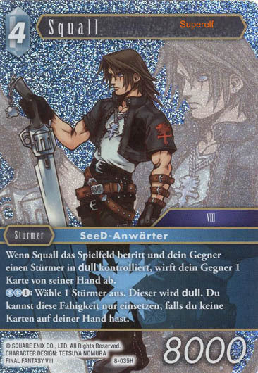 Final Fantasy Opus 8-035 H Squall Eis