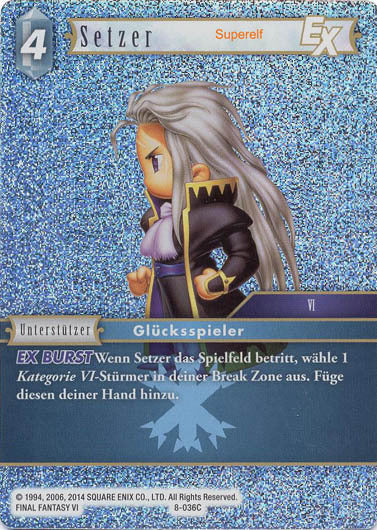 Final Fantasy Opus 8-036 C Setzer Eis