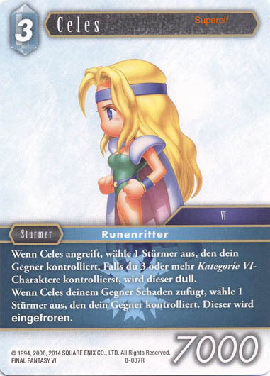 Final Fantasy Opus 8-037 R Celes Eis