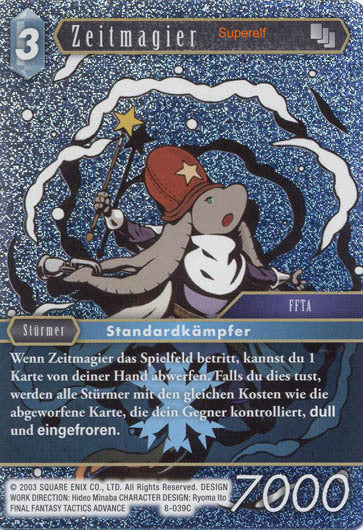 Final Fantasy Opus 8-039 C Zeitmagier Eis