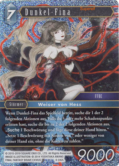 Final Fantasy Opus 8-042 L Dunkel- Fina Eis