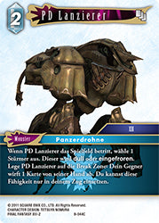 Final Fantasy Opus 8-044 C PD Lanzierer Eis