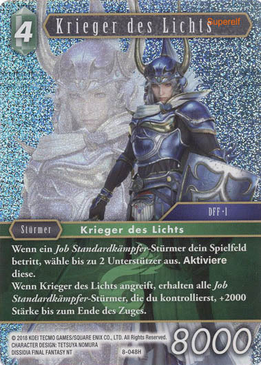 Final Fantasy Opus 8-048 H Krieger des Lichts Wind