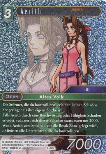 Final Fantasy Opus 8-049 L Aerith Wind