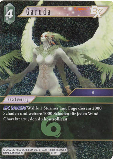 Final Fantasy Opus 8-051 C Garuda Wind