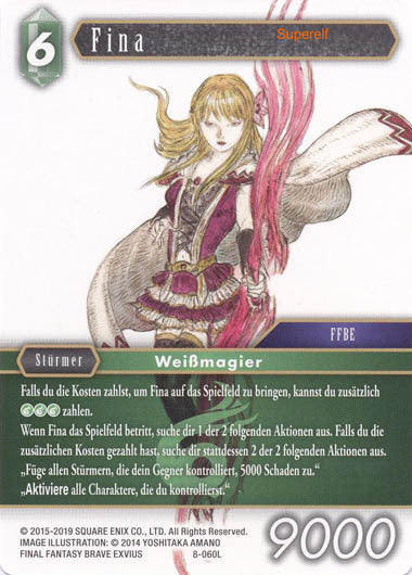 Final Fantasy Opus 8-060 L Fina Wind