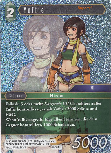 Final Fantasy Opus 8-064 H Yuffie Wind