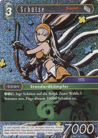 Final Fantasy Opus 8-065 C Schütze Wind