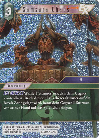 Final Fantasy Opus 8-066 C Samsara Chaos Wind
