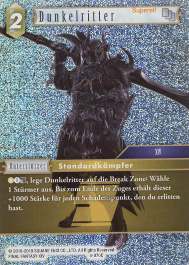 Final Fantasy Opus 8-070 C Dunkelritter Erde