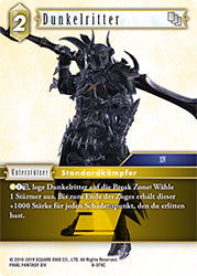 Final Fantasy Opus 8-070 C Dunkelritter Erde
