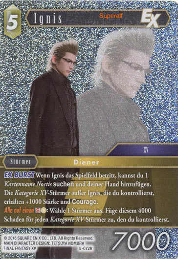 Final Fantasy Opus 8-072 R Ignis Erde