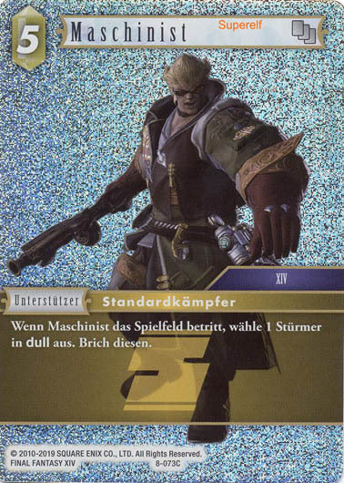 Final Fantasy Opus 8-073 C Maschinist Erde