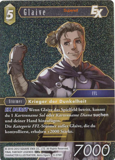 Final Fantasy Opus 8-076 H Glaive Erde