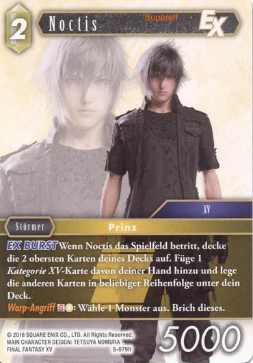 Final Fantasy Opus 8-079 H Noctis Erde