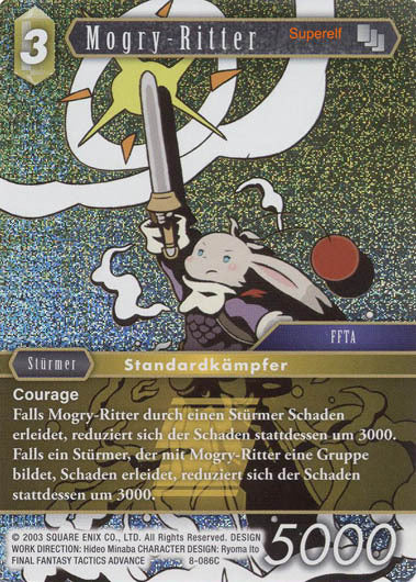 Final Fantasy Opus 8-086 C Mogry-Ritter Erde