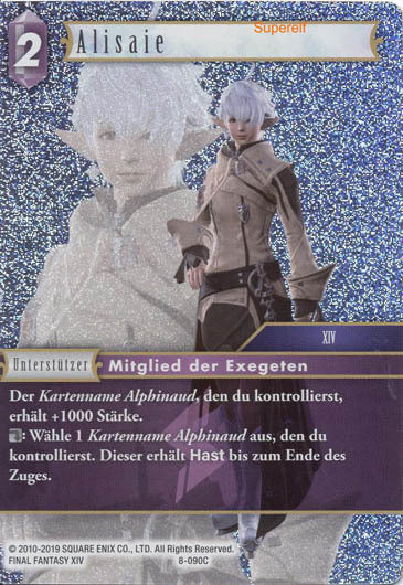 Final Fantasy Opus 8-090 C Alisaie Blitz