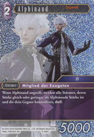 Final Fantasy Opus 8-092 C Alphinaud Blitz