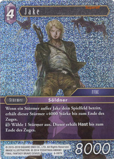 Final Fantasy Opus 8-097 H Jake Blitz