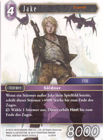 Final Fantasy Opus 8-097 H Jake Blitz