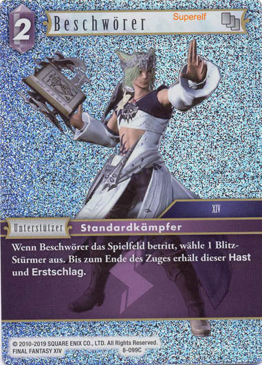 Final Fantasy Opus 8-099 C Beschwörer Blitz
