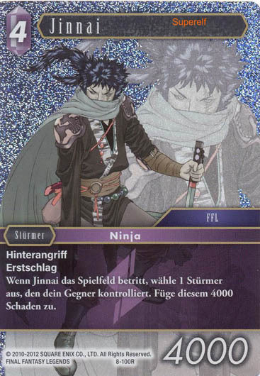 Final Fantasy Opus 8-100 R Jinnai Blitz