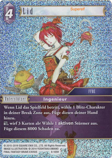 Final Fantasy Opus 8-105 H Lid Blitz