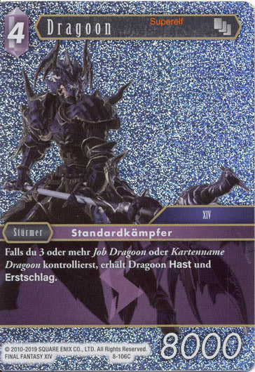 Final Fantasy Opus 8-106 C Dragoon Blitz