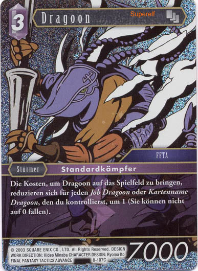 Final Fantasy Opus 8-107 C Dragoon Blitz